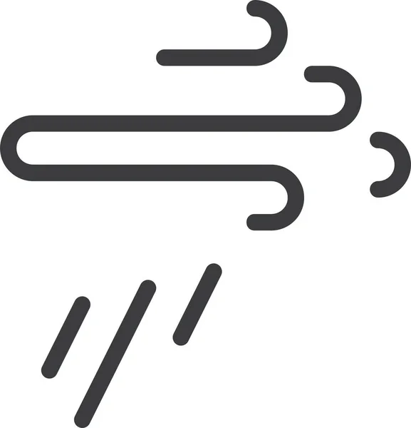 Regen Web Symbol Einfache Illustration — Stockvektor