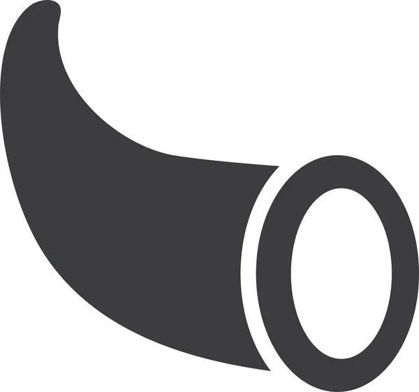 Füllhorn Web Symbol Einfache Illustration — Stockvektor
