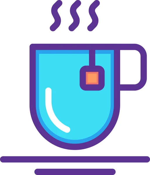 Kaffee Web Symbol Einfache Illustration — Stockvektor