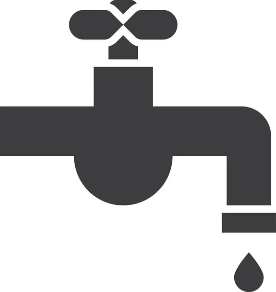 水龙头Faucet Web图标简单说明 — 图库矢量图片