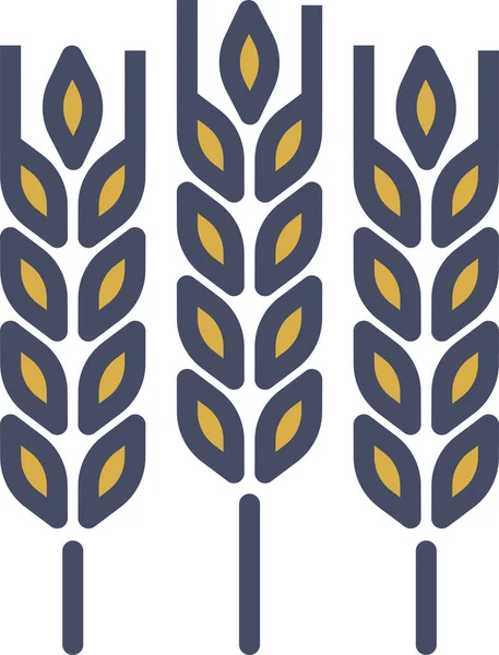 Пшеница Иконка Сайта — стоковый вектор