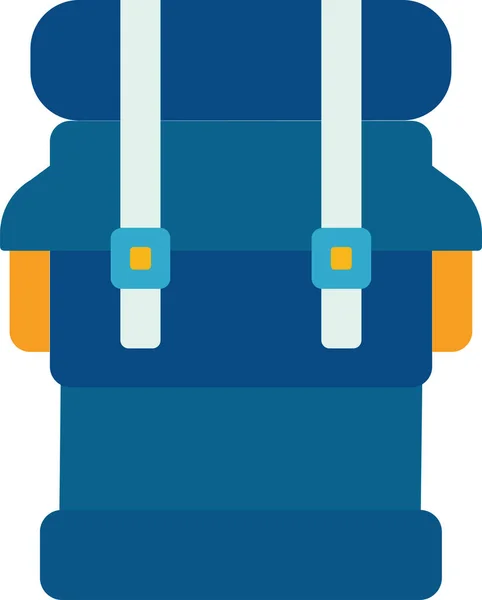 Mochila Icono Web Ilustración Simple — Vector de stock