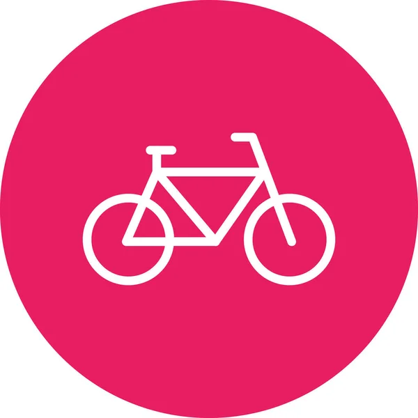 Bicycle Icon Simple Illustration Bike Vector Icon Web — Stock Vector