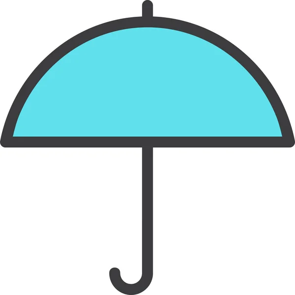 Umbrella Web Icon Simple Illustration — Stock Vector