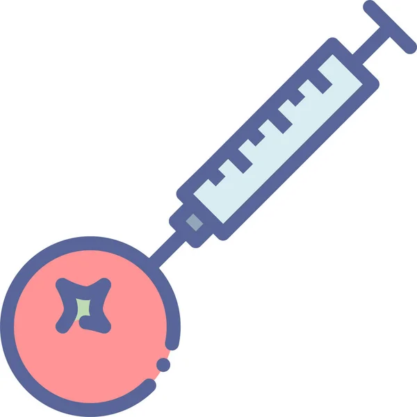 Syringe Web Icon Simple Illustration — Stock Vector