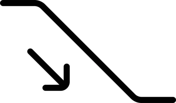 Ескалатор Значок Векторні Ілюстрації — стоковий вектор