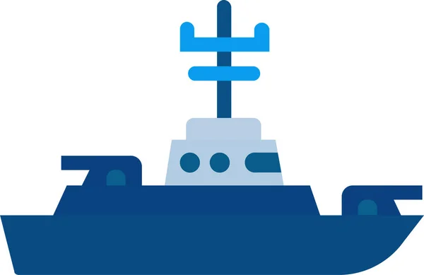 Ship Web Icon Simple Illustration — Stock Vector