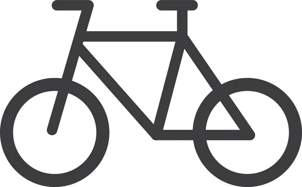 Bicycle Icon Simple Illustration Bike Vector Icon Web — Stock Vector