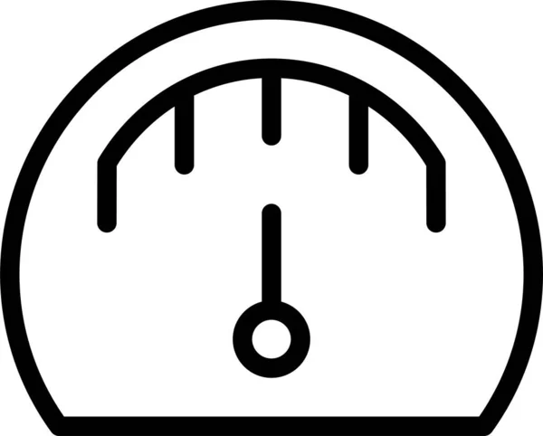Спідометр Веб Іконка Проста Ілюстрація — стоковий вектор