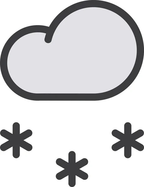 Cloud Web Icon Simple Illustration — Stock Vector
