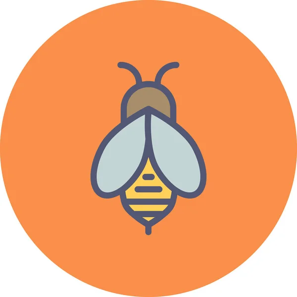 Бджола Векторний Знак Значка — стоковий вектор