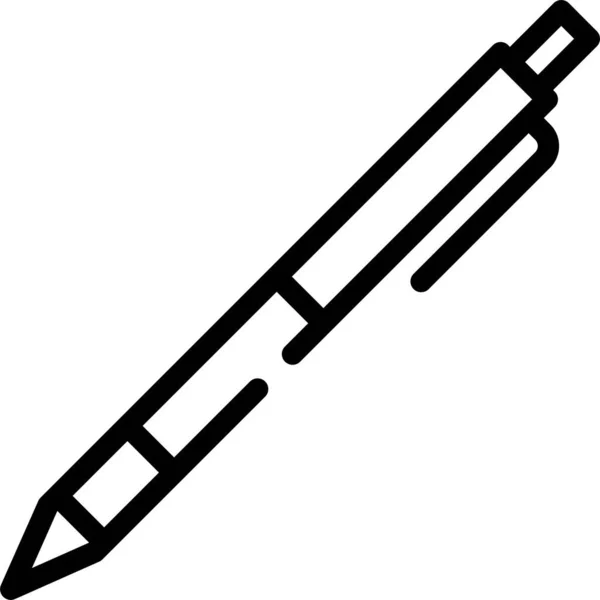 Stift Web Symbol Einfache Illustration — Stockvektor