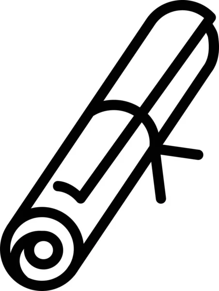 Diplom Web Symbol Einfache Illustration — Stockvektor