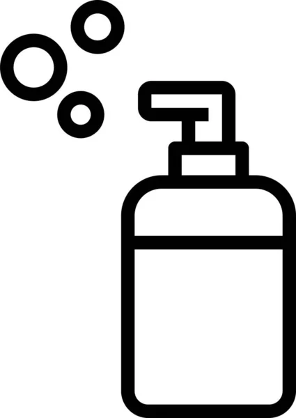 Spray Icona Web Semplice Illustrazione — Vettoriale Stock