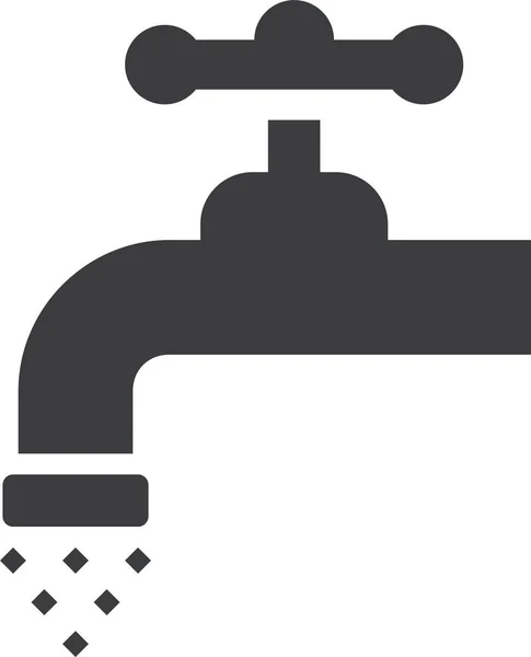 水龙头Faucet Web图标简单说明 — 图库矢量图片