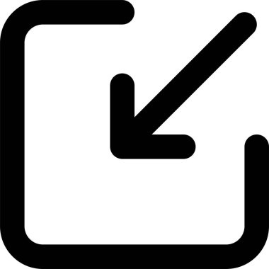 ok web simgesi, basit vektör illüstrasyonu 