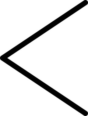 ok web simgesi, basit vektör illüstrasyonu 