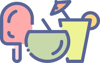 İç bakalım. Web simgesi basit illüstrasyon