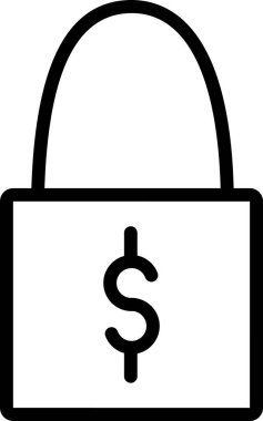 Cüzdan. Web simgesi basit illüstrasyon