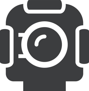 Kamera. Web simgesi basit illüstrasyon