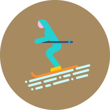 Bir spor simgesinin vektör illüstrasyonu