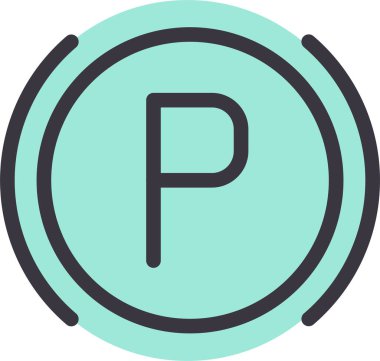 Park simgesinin vektör illüstrasyonu