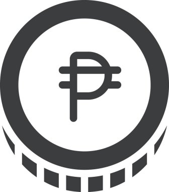 Peso web simgesi basit illüstrasyon