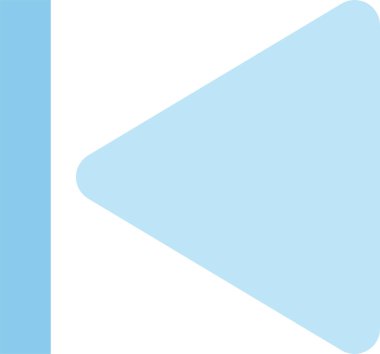 Modern b 'nin vektör illüstrasyonu eksik simgesi