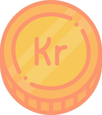 kron web simgesi, vektör illüstrasyonu 