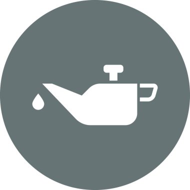 Bir gaz simgesinin vektör illüstrasyonu