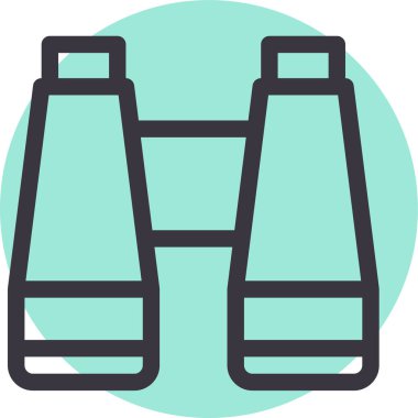 teleskop web simgesi basit tasarım