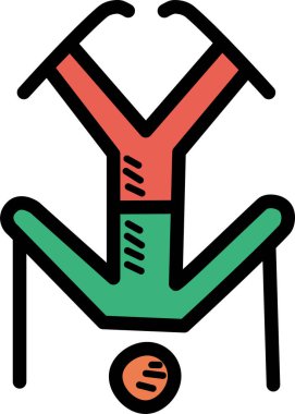 kayak vektörü illüstrasyon simgesi 