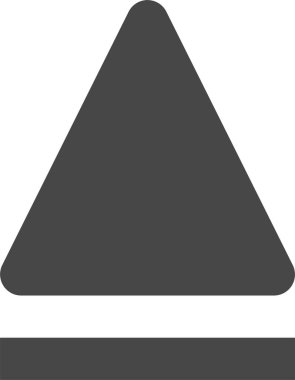 ok web simgesi, basit vektör illüstrasyonu 