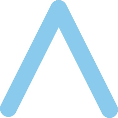 ok web simgesi, basit vektör illüstrasyonu 