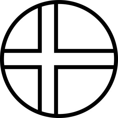 İsveç ülke bayrağı, vektör illüstrasyonu 