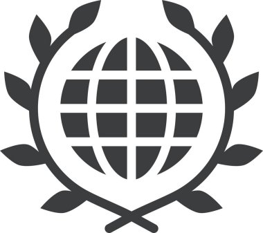 küresel iş. vektör illüstrasyonu