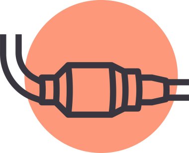 Tek bir su simgesinin vektör illüstrasyonu