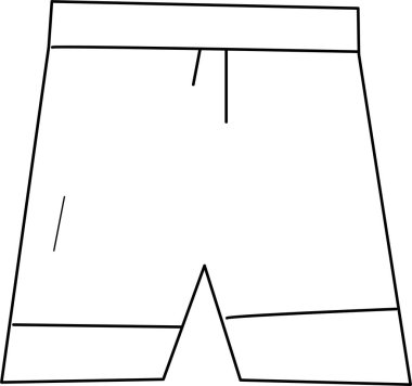 şort web simgesi basit tasarım 