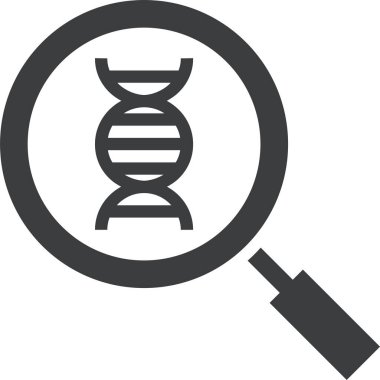 DNA simgesi vektör illüstrasyonu 