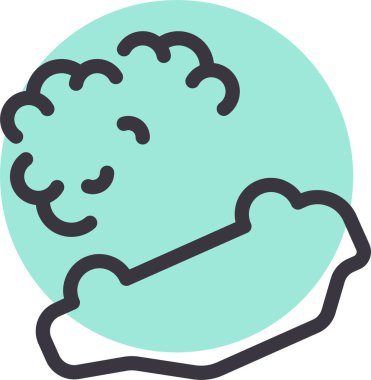 Yemek. Web simgesi basit illüstrasyon