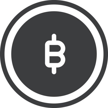 Dolar. Web simgesi basit illüstrasyon