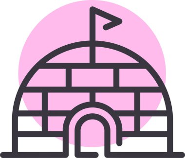  igloo  web icon simple illustration