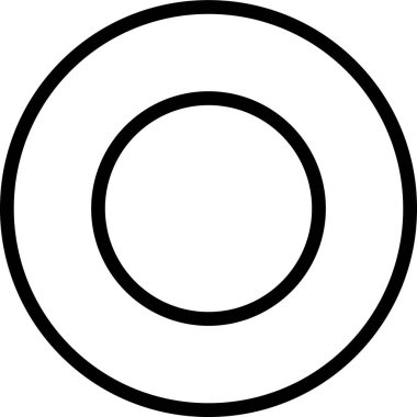 Japonya bayrağı, basit vektör illüstrasyonu