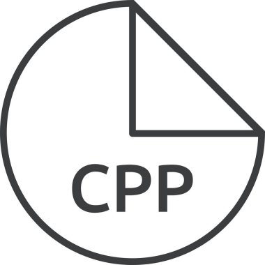 Dosya biçiminin vektör illüstrasyonu