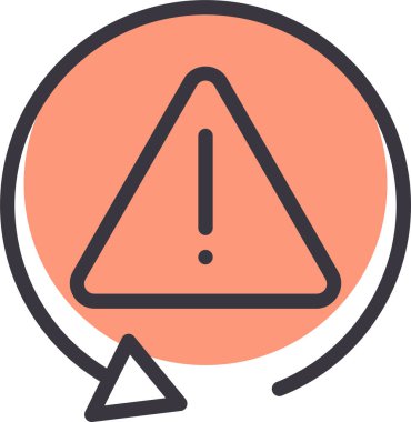 uyarı simgesi vektörü 