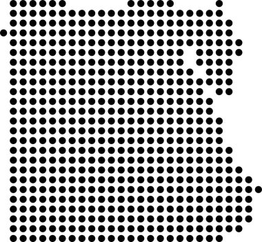 Soyut yarım tonlu noktalar. vektör illüstrasyonu