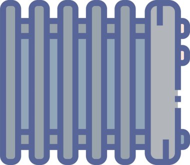 Çit. Web simgesi basit illüstrasyon