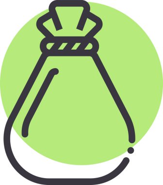 Robber Web simgesi, vektör illüstrasyonunu basitleştir