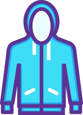 Kapüşonlu web simgesi, vektör illüstrasyonu 