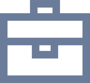 Çanta. Web simgesi basit illüstrasyon